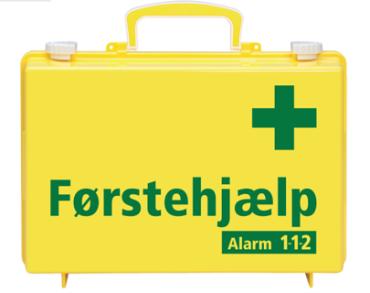 Førstehjælpskuffert Gul med op til 20 års holdbarhed på indhold