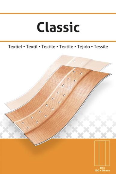 Classic plaster tekstil - 6 x 10 cm 10 stk