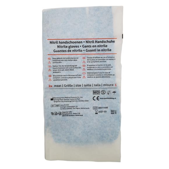 1 sæt nitrilhandsker