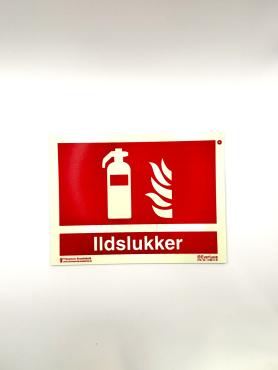 Ildslukker Skilt Plast A5 Efterlysende