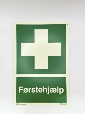 Førstehjælp Skilt Plast A4 Efterlysende